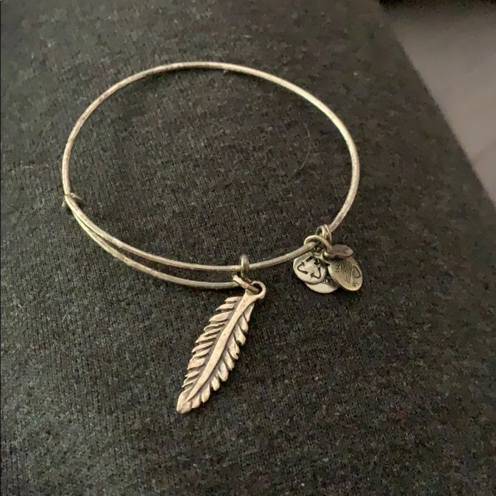Alex and Ani feather bracelet